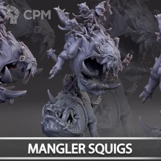 Описание картинки Mangler Squigs от Naggaroth Night по цене 2 500руб | Свободный Рынок Миниатюр - СРМ