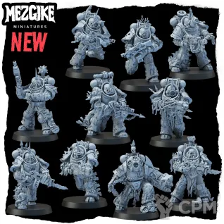 Описание картинки Dredge Marine Warriors (10шт) от NITAI по цене 2 000руб | Свободный Рынок Миниатюр - СРМ