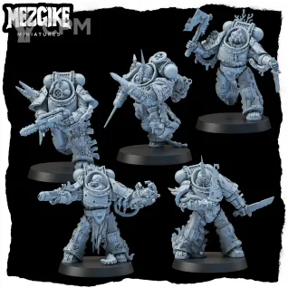 Описание картинки Dredge Marine Warriors (10шт) от NITAI по цене 2 000руб | Свободный Рынок Миниатюр - СРМ