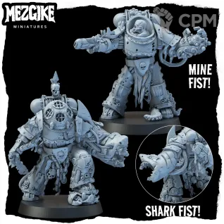 Описание картинки Dredge Marine Warriors (10шт) от NITAI по цене 2 000руб | Свободный Рынок Миниатюр - СРМ