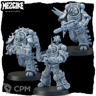 Описание картинки Dredge Marine Warriors (10шт) от NITAI по цене 2 000руб | Свободный Рынок Миниатюр - СРМ