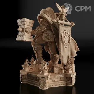 Описание картинки Arthas Menethil Фигурка (World of Warcraft) от GAS3TXD  по цене 6 400руб | Свободный Рынок Миниатюр - СРМ