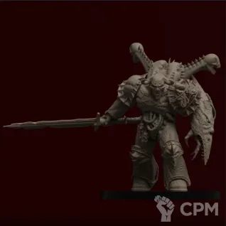 Описание картинки Chaos Daemon Prince от MrMetalHorror по цене 1 350руб | Свободный Рынок Миниатюр - СРМ