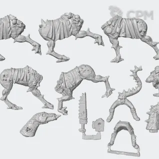 Описание картинки Mutie Raiders GorkaMorka от White Rhino по цене 599руб | Свободный Рынок Миниатюр - СРМ