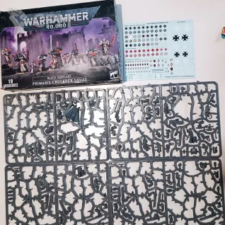 Описание картинки Black Templars Crusader squad от OMG_SL по цене 4 990руб | Свободный Рынок Миниатюр - СРМ