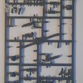 Описание картинки Chaos Space Marines Squad old 5шт. оригинал от Superguns по цене 2 500руб | Свободный Рынок Миниатюр - СРМ