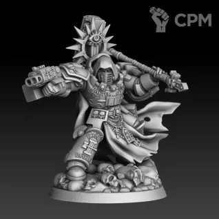 Описание картинки Chaplain Grey Knights от Орки с наГорки по цене 300руб | Свободный Рынок Миниатюр - СРМ