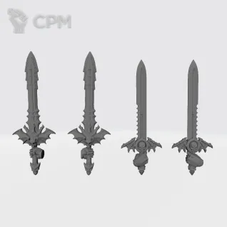 Описание картинки Night Lords PowerSwords от Стальные Небеса по цене 150руб | Свободный Рынок Миниатюр - СРМ