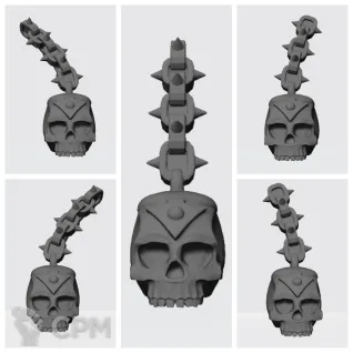 Описание картинки Skulls on chain от Nocte Ferro по цене 50руб | Свободный Рынок Миниатюр - СРМ