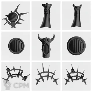 Описание картинки Slaanesh iconography от Стальные Небеса по цене 15руб | Свободный Рынок Миниатюр - СРМ