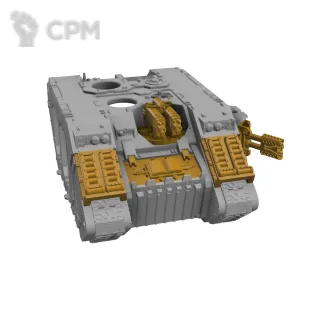 Описание картинки Grey Knights Land Raider Bits (обвес) от 3Д печать миниатюр по цене 637руб | Свободный Рынок Миниатюр - СРМ
