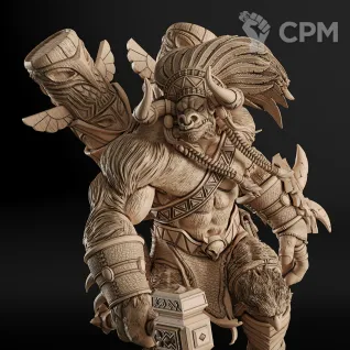 Описание картинки Baine Bloodhoof Фигурка (World of Warcraft) от GAS3TXD  по цене 5 600руб | Свободный Рынок Миниатюр - СРМ