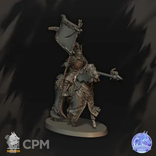 Описание картинки PaladinOnHorse от Manufactorum76 по цене 400руб | Свободный Рынок Миниатюр - СРМ