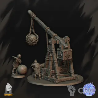 Описание картинки Trebuchet от Manufactorum76 по цене 2 350руб | Свободный Рынок Миниатюр - СРМ