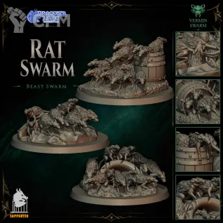 Описание картинки RatSwarm от Manufactorum76 по цене 1 000руб | Свободный Рынок Миниатюр - СРМ