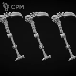 Описание картинки косы тип Reaper (двуручные) от LDBits по цене 492руб | Свободный Рынок Миниатюр - СРМ