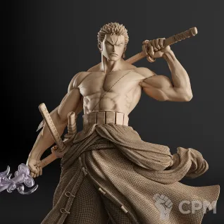 Описание картинки Zoro Фигурка (One Piece) от GAS3TXD  по цене 4 300руб | Свободный Рынок Миниатюр - СРМ