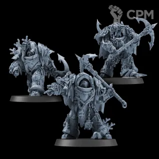 Описание картинки Набор миниатюр Телохранители савана глубин, Deathshroud Bodyguard от Brother Ork по цене 1 565руб | Свободный Рынок Миниатюр - СРМ