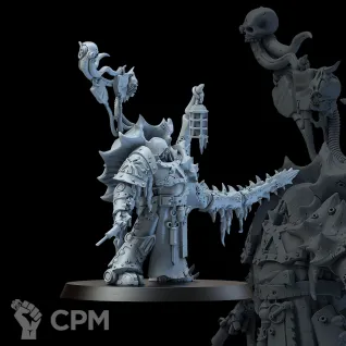 Описание картинки Миниатюра Глубинный десантник Врач из пучины, the Plague Surgeon от Brother Ork по цене 580руб | Свободный Рынок Миниатюр - СРМ