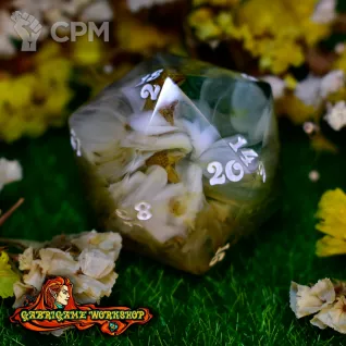 Описание картинки Заклинание Цветения. Монокуб d20 (34 мм.) от Gabrigame_Terrain по цене 1 090руб | Свободный Рынок Миниатюр - СРМ