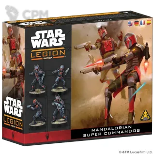 Описание картинки Star Wars: Legion - Mandalorian Super Commandos от StarkLogistics по цене 5 250руб | Свободный Рынок Миниатюр - СРМ