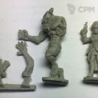 Описание картинки Wulfen-SS: Sturmbannfuhrer Grauler and Werewolf от  по цене 450руб | Свободный Рынок Миниатюр - СРМ
