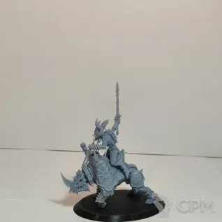 Описание картинки Herald of Khorne on Juggernaut от WastelandMiniatures по цене 900руб | Свободный Рынок Миниатюр - СРМ