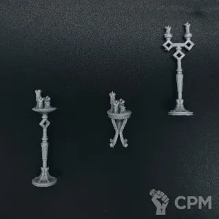 Описание картинки Подсвечники|Candle Holders от Логово Каракатицы  по цене 250руб | Свободный Рынок Миниатюр - СРМ