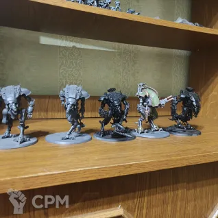Описание картинки Небольшая армия Chaos Knights от Lordofslaughter по цене 4 500руб | Свободный Рынок Миниатюр - СРМ