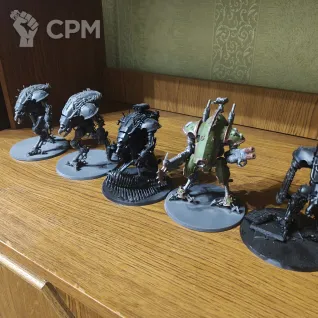 Описание картинки Небольшая армия Chaos Knights от Lordofslaughter по цене 4 500руб | Свободный Рынок Миниатюр - СРМ
