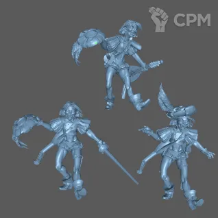 Описание картинки Человек бард (Human Bard) от Formosa Printing по цене 200руб | Свободный Рынок Миниатюр - СРМ