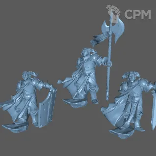Описание картинки Тифлинг паладин (Tiefling Paladin) от Formosa Printing по цене 200руб | Свободный Рынок Миниатюр - СРМ
