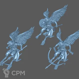 Описание картинки Ааракокра воин (Aarakocra Fighter) от Formosa Printing по цене 200руб | Свободный Рынок Миниатюр - СРМ