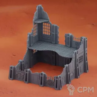 Описание картинки Volkus - Grimdark Industrial Ruins Set #5 от Two Cats по цене 3 000руб | Свободный Рынок Миниатюр - СРМ