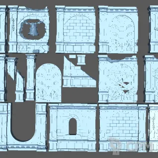 Описание картинки Skaventide Terrain от Formosa Printing по цене 1 500руб | Свободный Рынок Миниатюр - СРМ