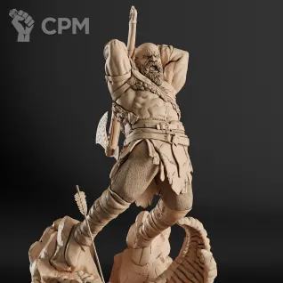 Описание картинки Kratos Фигурка (God of War) от GAS3TXD  по цене 4 400руб | Свободный Рынок Миниатюр - СРМ