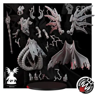 Описание картинки NECROCYBORG VOID THUNDERWYRM от Manufactorum76 по цене 2 000руб | Свободный Рынок Миниатюр - СРМ