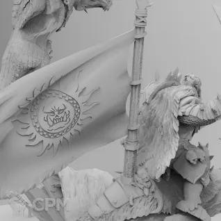 Описание картинки Azhag the Slaughterer от Naggaroth Night по цене 3 000руб | Свободный Рынок Миниатюр - СРМ