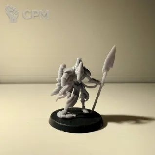 Описание картинки Necron Overlord (печать) от fuseddisplay по цене 500руб | Свободный Рынок Миниатюр - СРМ