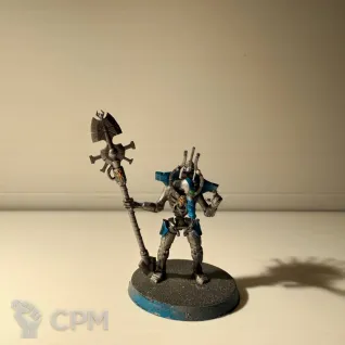 Описание картинки Necron Overlord (печать, покрас) от fuseddisplay по цене 400руб | Свободный Рынок Миниатюр - СРМ
