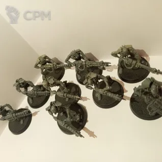 Описание картинки Necron Warriors от Amelio по цене 1 500руб | Свободный Рынок Миниатюр - СРМ