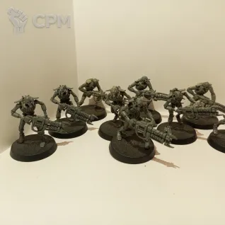 Описание картинки Necron Warriors от Amelio по цене 1 500руб | Свободный Рынок Миниатюр - СРМ