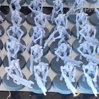 Описание картинки Necron Warriors от Spirrit по цене 1 000руб | Свободный Рынок Миниатюр - СРМ