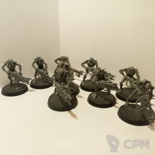 Описание картинки Necron Warriors от Amelio по цене 1 500руб | Свободный Рынок Миниатюр - СРМ