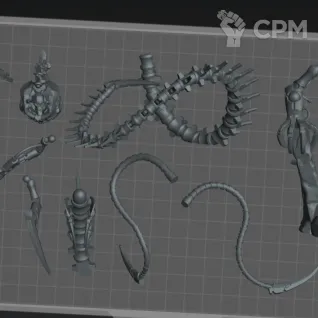 Описание картинки Nekrosor Ammentar от Laboratory of Chaos по цене 450руб | Свободный Рынок Миниатюр - СРМ