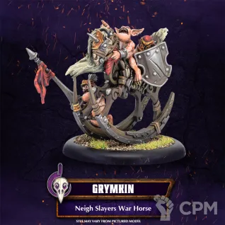 Описание картинки Neigh Slayer War Horse от Manufactorum76 по цене 325руб | Свободный Рынок Миниатюр - СРМ
