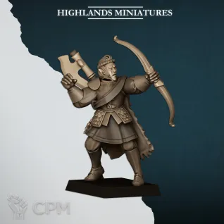 Описание картинки Nemean Lions with Bows от Manufactorum76 по цене 1 500руб | Свободный Рынок Миниатюр - СРМ
