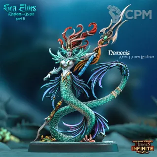 Описание картинки Nemenis, Abyss Nymph Mistress от Troster по цене 300руб | Свободный Рынок Миниатюр - СРМ