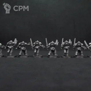 Описание картинки Black Templars Primaris Neophytes от Sanctureon по цене 8 000руб | Свободный Рынок Миниатюр - СРМ