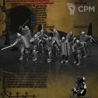 Описание картинки 13th century - Lithuanian Warriors 28мм от Manufactorum76 по цене 1 500руб | Свободный Рынок Миниатюр - СРМ